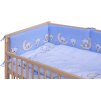 Dětská postýlka s kompletní výbavou Scarlett 120 x 60 cm - Toro - modrá