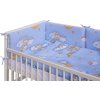 Dětská postýlka s kompletní výbavou Scarlett 120 x 60 cm - Mráček - modrá