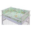 Dětská postýlka s kompletní výbavou Scarlett 120 x 60 cm - Mráček - zelená
