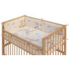 Dětská postýlka s kompletní výbavou Scarlett 120 x 60 cm - Mráček - béžová