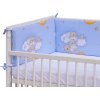 Mantinel do postýlky 4dílný - Scarlett Mráček - 180 x 30 cm - modrý