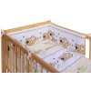 Dětská postýlka s kompletní výbavou Scarlett 120 x 60 cm - Japy - béžová