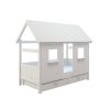 Postel domeček s úložným prostorem Romantic 453 bílá