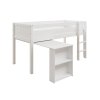 Vyvýšená postel s výsuvným stolem Romantic 455 bílá