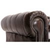 Pohovka Chesterfield Classic 2 kůže hnědá