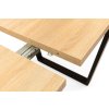 BRADOP Rozkládací jídelní stůl DYK 120(160)x80 (Barevné provedení DS - DUB SONOMA)