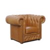 Křeslo Chesterfield Lord 1 kůže koňak