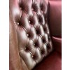 Křeslo Chesterfield Queen kůže bordó