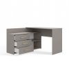 Psací stůl s komodou Dado šedá jíl