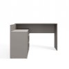 Psací stůl s komodou Dado šedá jíl