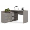 Psací stůl s komodou Dado šedá jíl