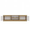 TV stolek Malvína 140 dub artisan/bílá