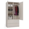 Šatní skříň Malvína 2S-90 kašmír