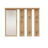 Věšák se zrcadlem PARGAS dub sonoma