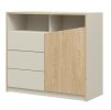 05 aston komoda 100 szafka z szufladami polkami do sypialni pokoju garderoby dab r1jQD2U