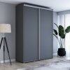 Šatní skříň Baryla šířka 120 cm, výška 242 cm, hloubka 61 cm