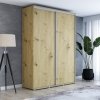 Šatní skříň Baryla šířka 140 cm, výška 220 cm, hloubka 61 cm