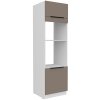Kuchyňská skříňka Aria TA-WH - 60 DPM-210 2F sloupek se zabudovanou troubou a mikrovlnkou, dvířka