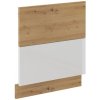 Kuchyňská skříňka Artisan bílý lesk - ZM 570 x 596 dvířka pro vestavnou myčku
