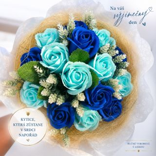💙 Jedna svatební… 🤍 Kytice, která zůstane krásnou vzpomínkou i dlouho po vašem velkém dni. ✨ #justmarried❤️💍💏...