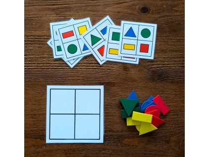 triedenie tvary na štvormriežku