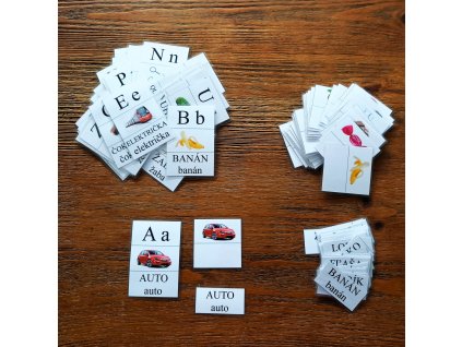 abeceda 3 časti kartičiek