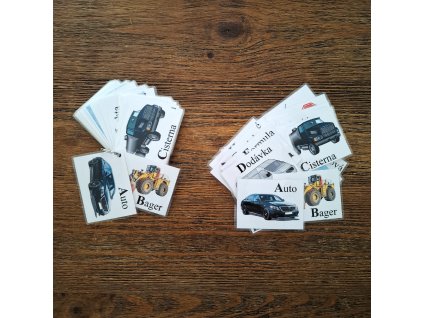 kartičky dopravná abeceda