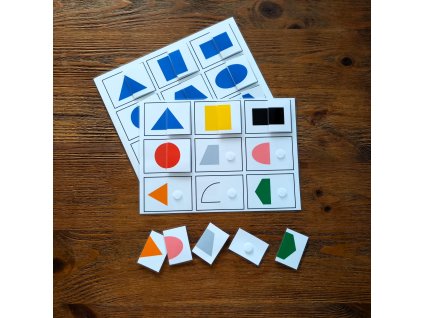 rozstrihnuté tvary obidve verzie