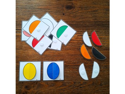 VAJÍČKA - FAREBNÉ PRIKLADACIE PUZZLE