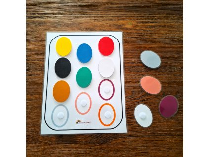 VAJÍČKA - FAREBNÁ PRIRAĎOVAČKA (11 FARIEB)