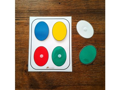 VAJÍČKA - FAREBNÁ PRIRAĎOVAČKA (4 FARBY)