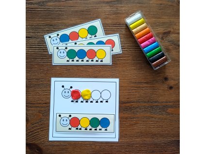 plastelína húsenice