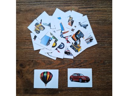 puzzle dvojzložkové doprava