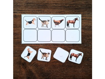 pexeso pre najmenších zvieratá