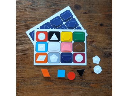 triedenie prikladačka tvary