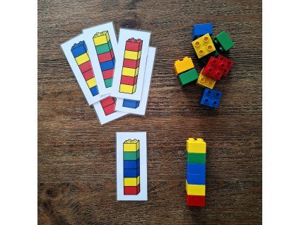 LEGO STĹPCE PODĽA PREDLOHY