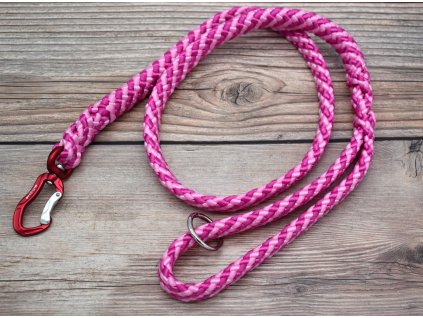 Vodítko klasické pro obří psy - délka 110 cm, ploché lano šířky 17 mm
