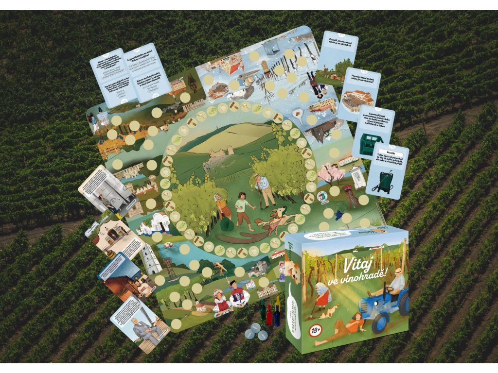 Vitaj ve vinohradě! - Desková hra
