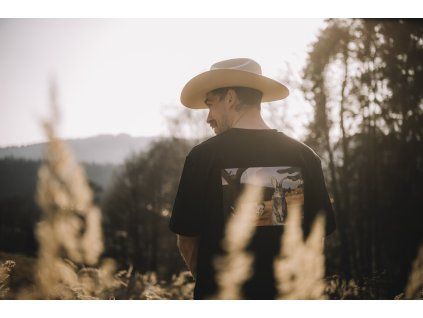 Pánské tričko – Hory jsou moje hřiště / černá