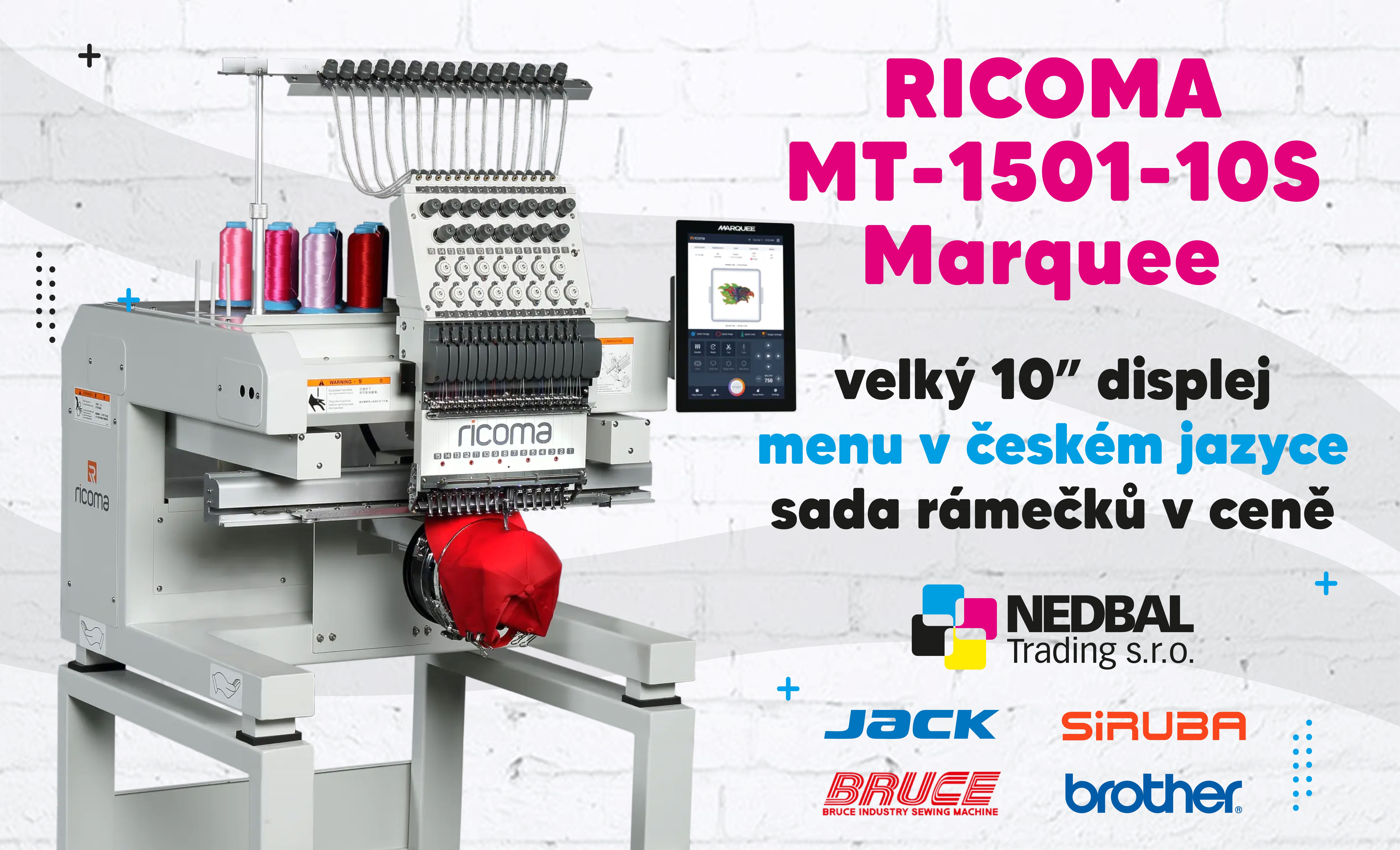 vyšívací stroj Ricoma MT-1501-10S