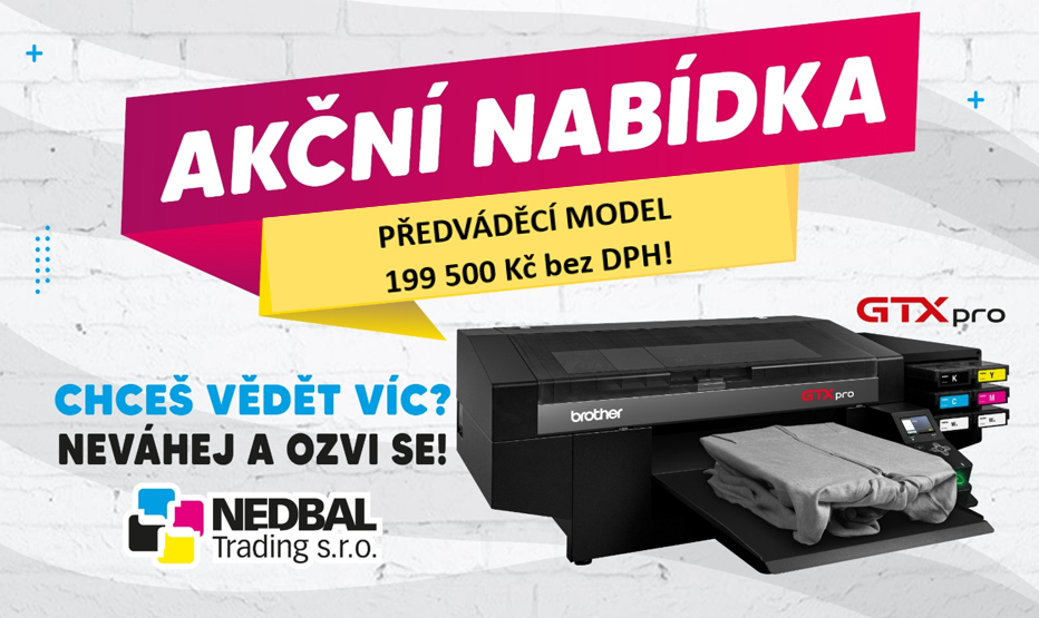 BROTHER GTXpro - předváděcí model