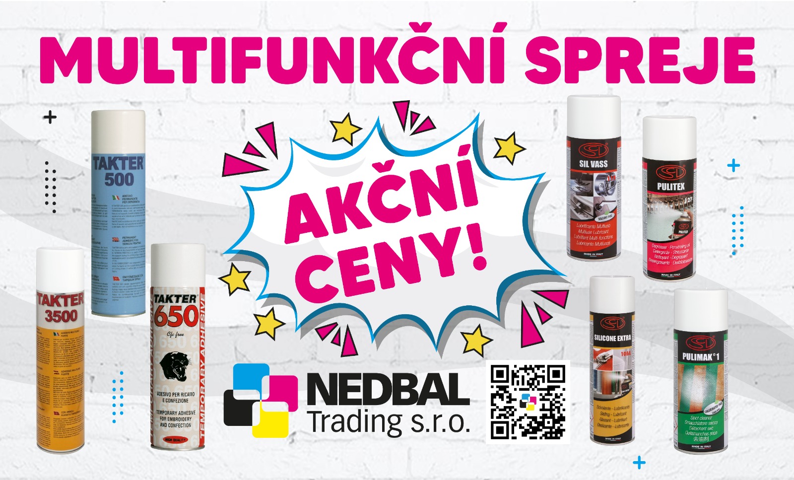 spreje za akční ceny