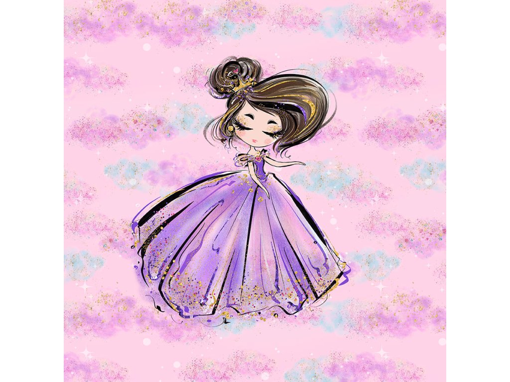 ft panel kingdom princess lavender
