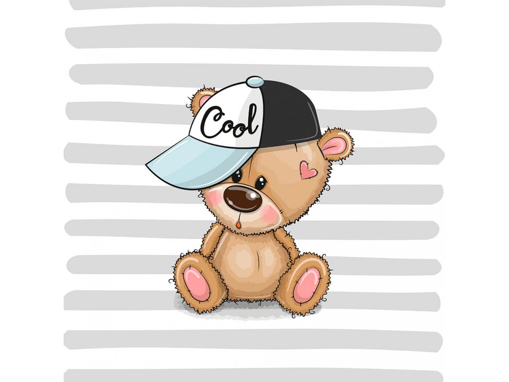 ft panel bear in cool hat