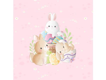mcolors ft panel bunnies egg easter basket