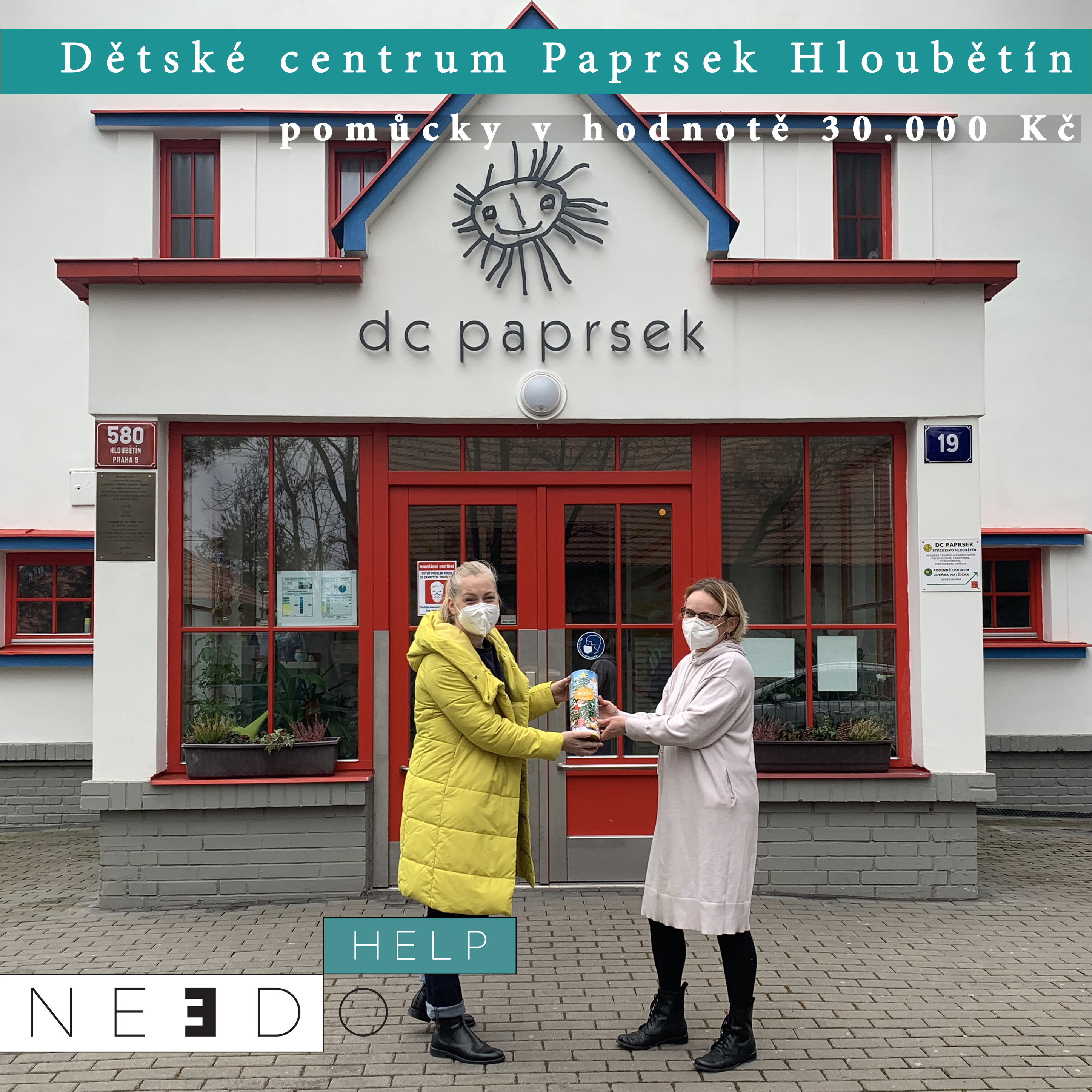 Pomoc pro DC Paprsek Hloubětín Praha