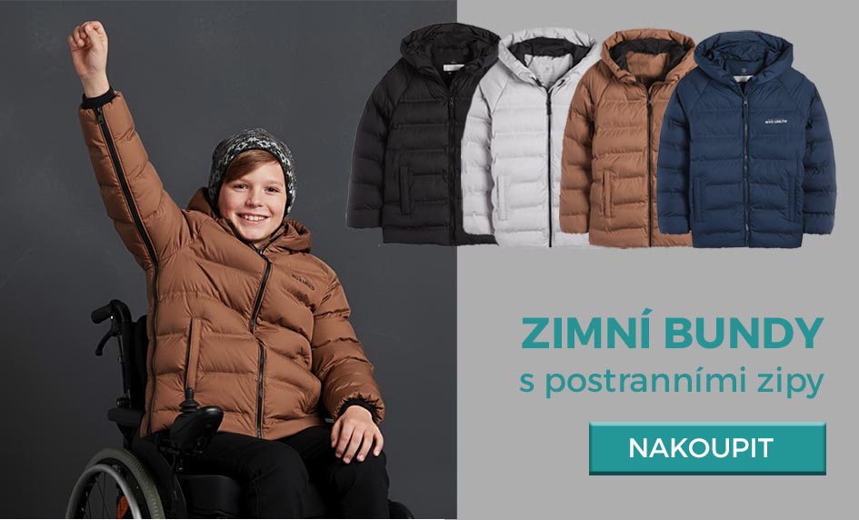 Zimní bundy se zipy