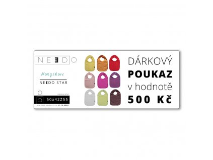 Needo darek poukaz 500Kc