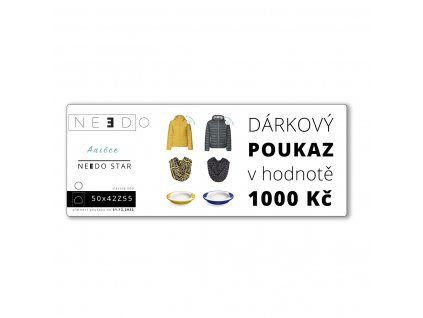 Needo darek poukaz 1000Kc