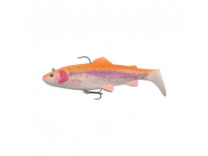 pstruh savage gear 4d trout rattle shad 17 cm golden albino